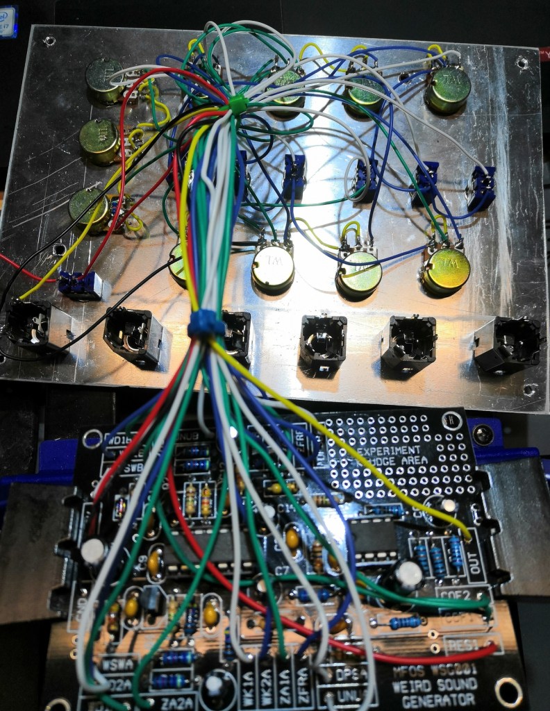 Wiring attached to PCB